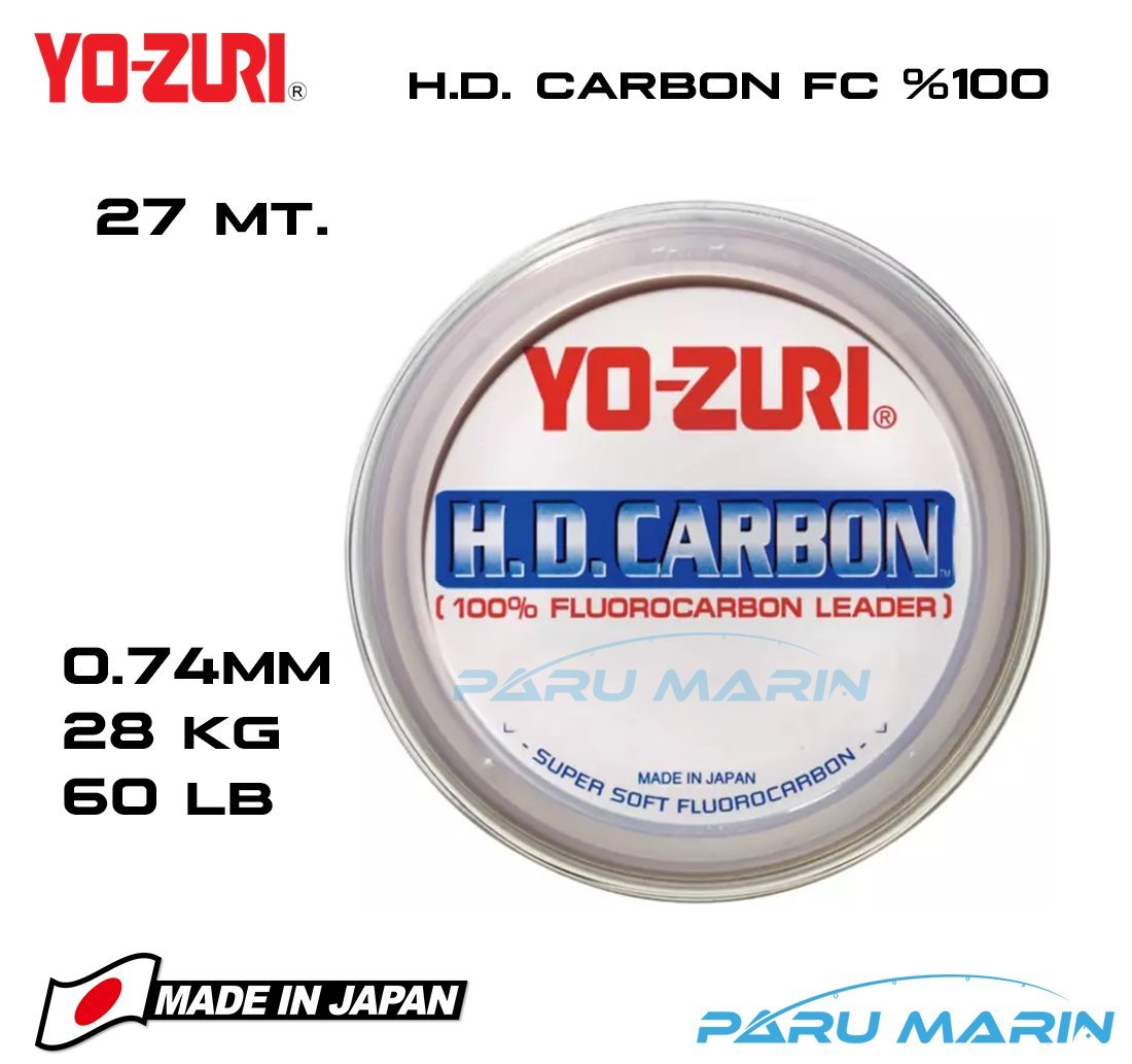 Yozuri H.D. %100 Florokarbon Misina 0.74mm 27 Mt.