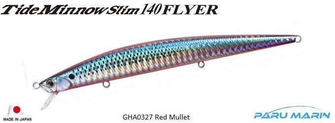 Duo Tide Minnow Slim Flyer 140 GHA0327 / Red Mullet
