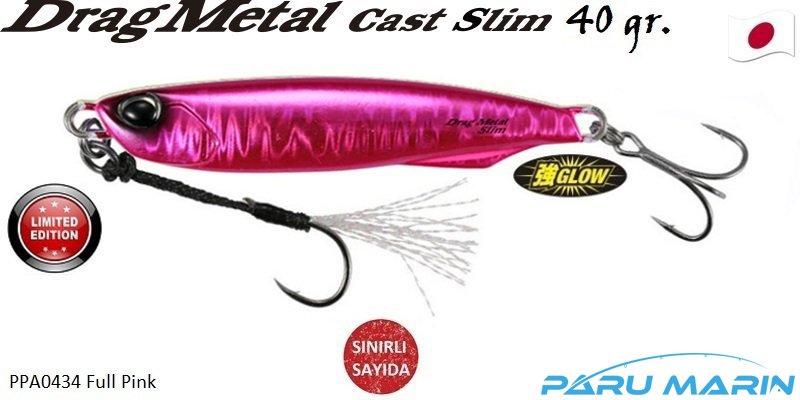 Duo Drag Metal Cast Slim Tachi Jig 40gr. PPA0434 Full Pink