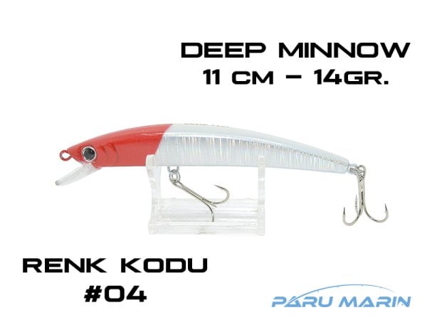 3410 DEEPLURE DEEP MİNNOW 110MM 14GR RENK: 04