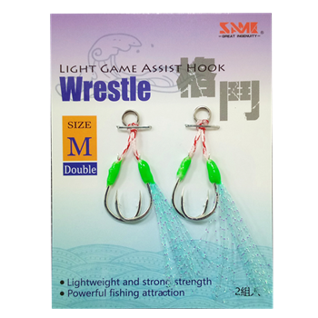 SAME Wrestle Micro Jig Assist Hook #M (Double)