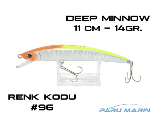 3410 DEEPLURE DEEP MİNNOW 110MM 14GR RENK: 96