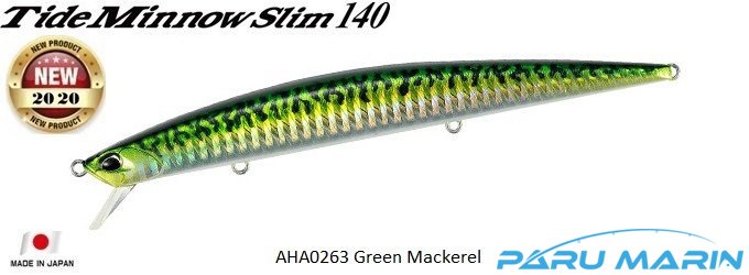 Duo Tide Minnow Slim 140 AHA0263 Green Mackerel