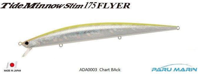 Duo Tide Minnow Slim Flyer 175 ADA0003 / Chart Back(D03DM)
