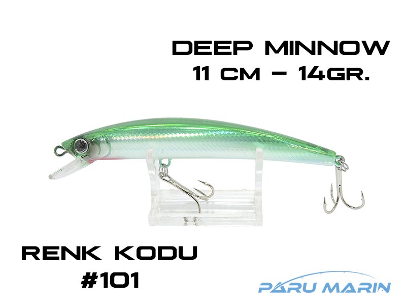 3410 DEEPLURE DEEP MİNNOW 110MM 14GR RENK: 101