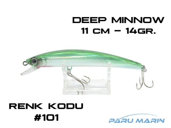 3410 DEEPLURE DEEP MİNNOW 110MM 14GR RENK: 101
