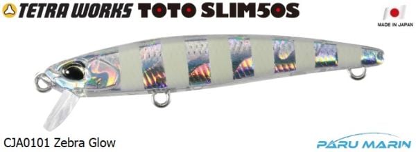 Duo Tetra Works Toto Slim 50S CJA0101 Zebra Glow