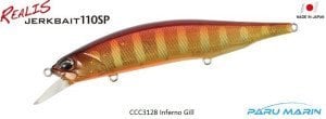 Duo Realis Jerkbait 110SP CCC3128 / Inferno Gill
