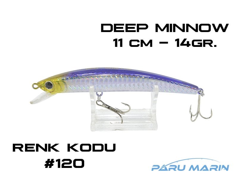 3410 DEEPLURE DEEP MİNNOW 110MM 14GR RENK: 120