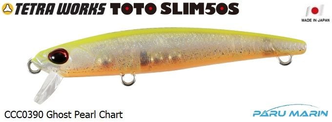 Duo Tetra Works Toto Slim 50S CCC0390 Ghost Pearl Chart