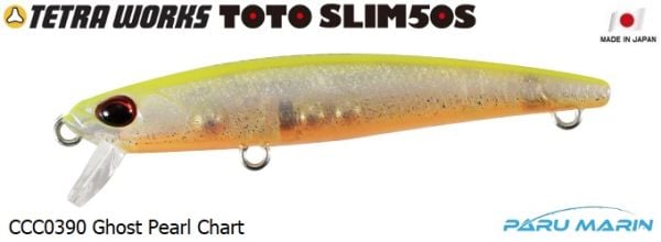 Duo Tetra Works Toto Slim 50S CCC0390 Ghost Pearl Chart