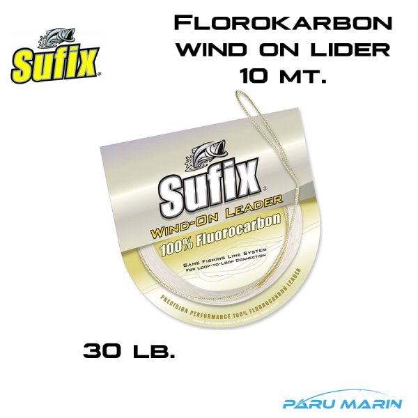 Sufix 10 metre Florokarbon Wind On Lider Misina 30 Lb.
