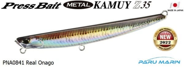 Duo Press Bait Metal Kamuy 35gr. PNA0841 Real Onago