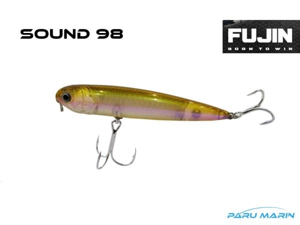 Fujin Sound98 9,8cm 10,6gr Su Üstü Maket Balık 015R Brown Purple Kiss