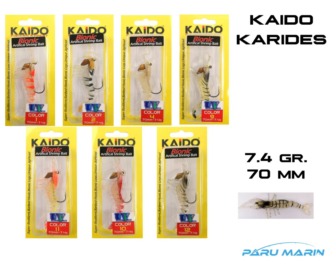 Kaido Silikon Karides 70 mm. 7.4gr.