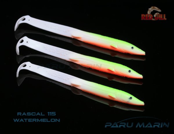 Red Gill Rascal 115mm Silikon Balık Watermelon