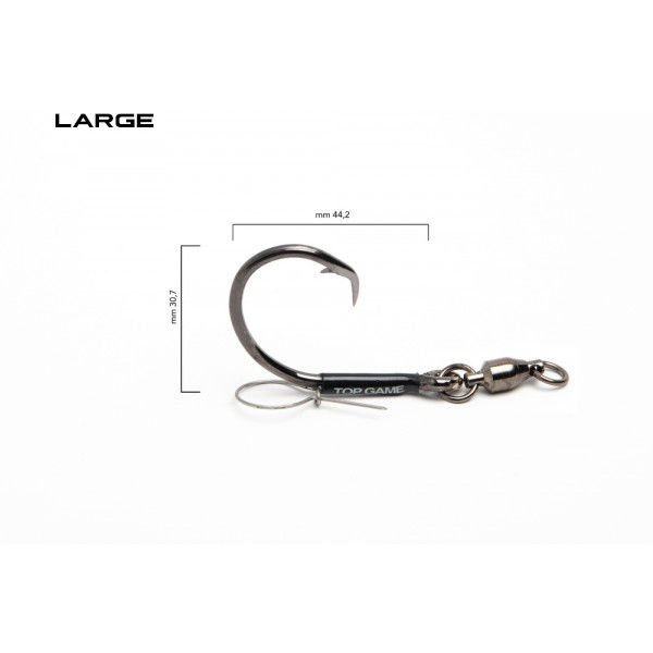 Top Game Fishing - Superstar Circle Swivel İğne 1 adet