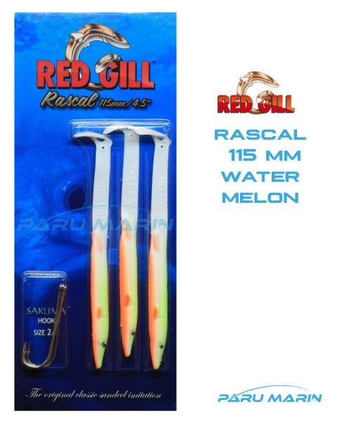 Red Gill Rascal 115mm Silikon Balık Watermelon
