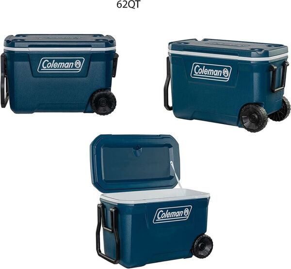 COLEMAN Xtreme Tekerlekli 62QT / 58LT. Buzluk