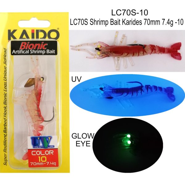 Kaido Silikon Karides 70 mm. 7.4gr. 10