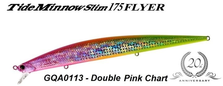 Duo Tide Minnow Slim Flyer 175 GQA0113 / Double Pink Chart