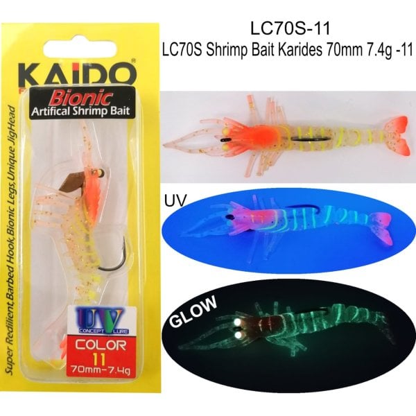 Kaido Silikon Karides 70 mm. 7.4gr. 11