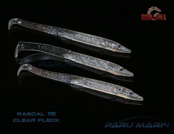 Red Gill Rascal 115mm Silikon Balık Clear Fleck