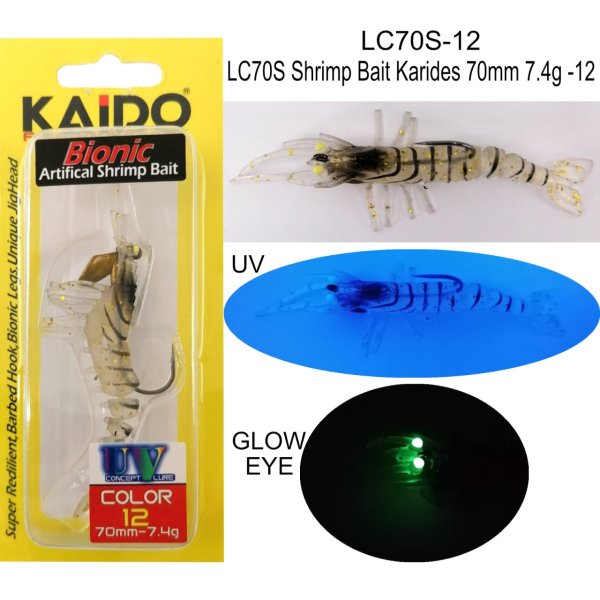 Kaido Silikon Karides 70 mm. 7.4gr. 12