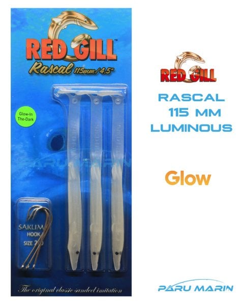 Red Gill Rascal 115mm Silikon Balık Luminous