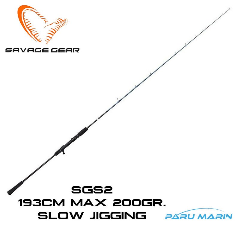 Savage Gear SGS2 Slow Jigging 193cm Max 200gr. Olta Kamışı
