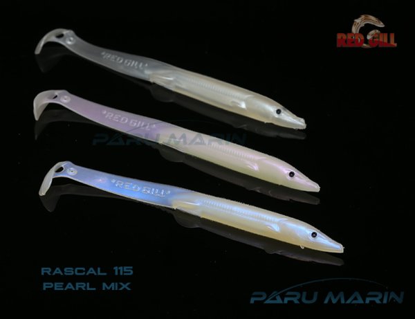 Red Gill Rascal 115mm Silikon Balık Pearl Mix