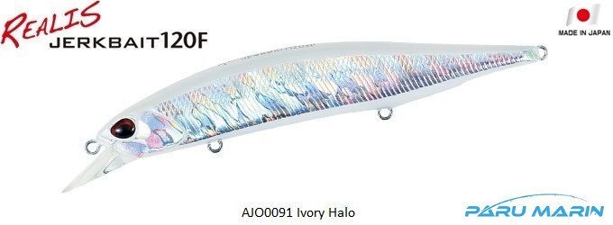 Duo Realis Jerkbait 120F AJO0091 / Ivory Halo
