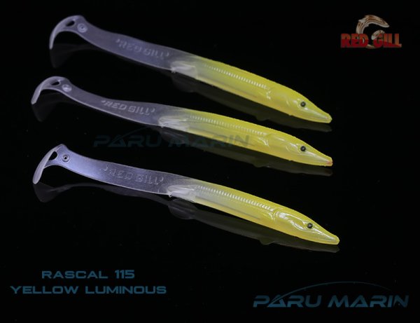 Red Gill Rascal 115mm Silikon Balık Yellow Luminous