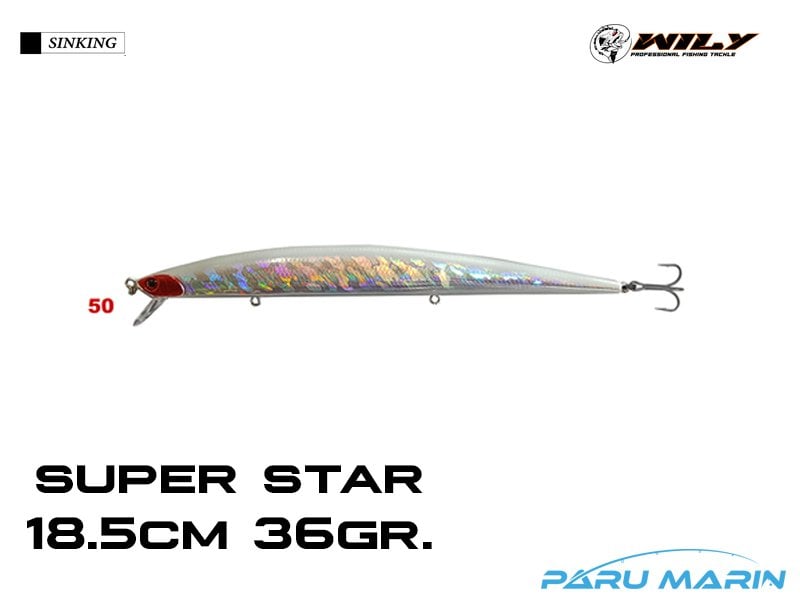 Wily Super Star 18.5cm 36gr. (Sinking) No:50