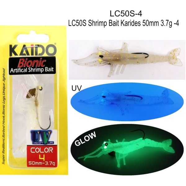 Kaido Silikon Karides 50 mm. 3.7 gr. 4