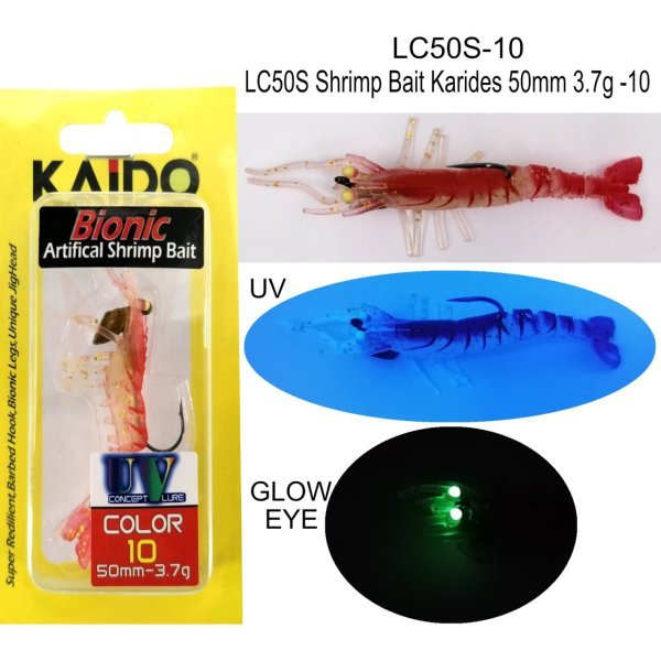 Kaido Silikon Karides 50 mm. 3.7 gr. 10