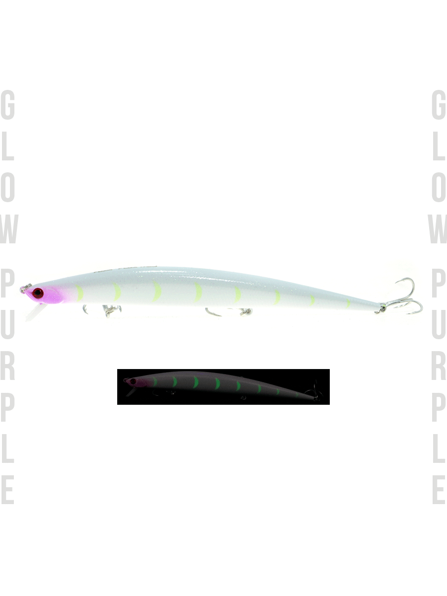 Fujin Flux 175mm 29gr. Sinking Maket Balık 034 Glow Purple
