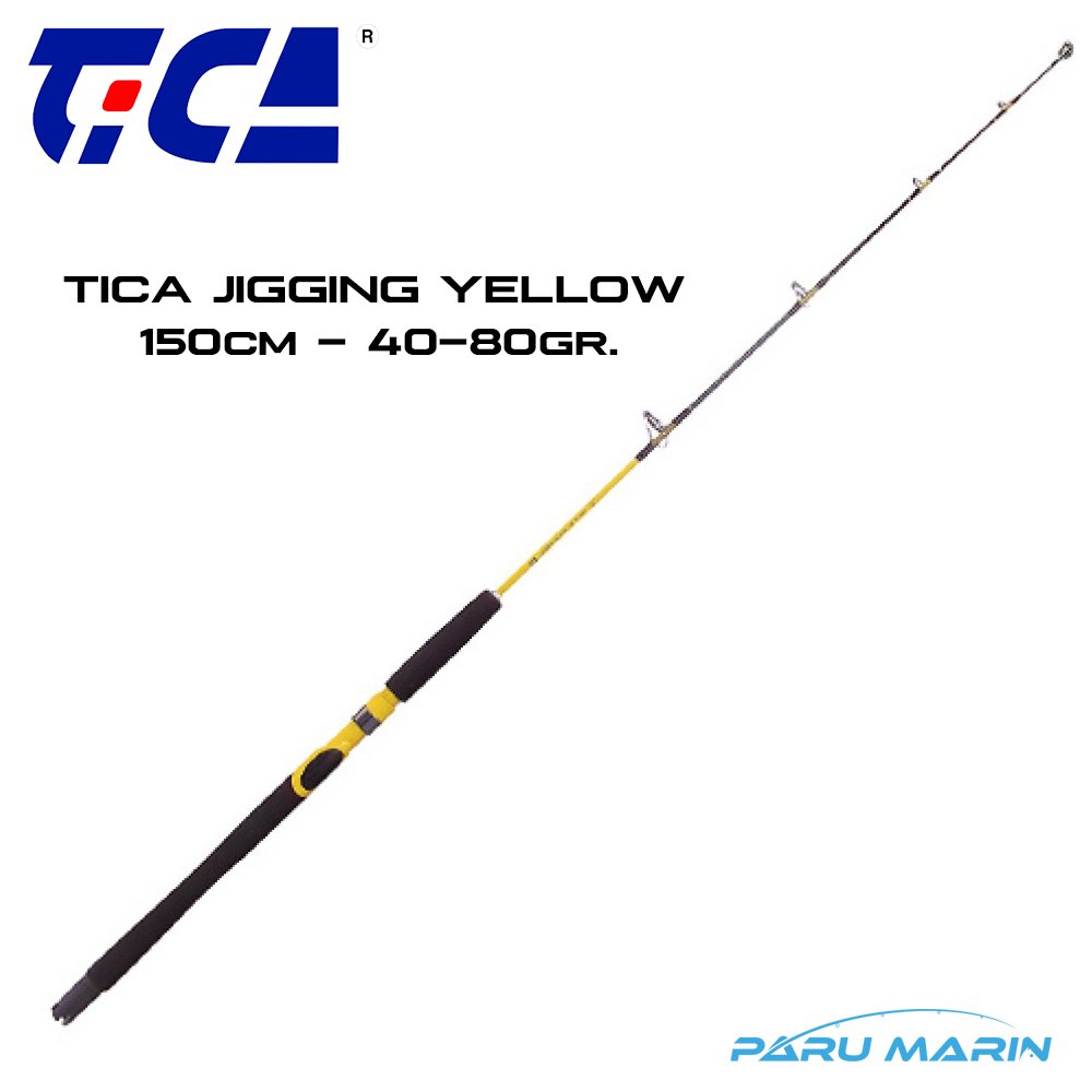 Tica Jigging Yelllow 150cm Tek parça 40-80gr. Kofana Kamışı