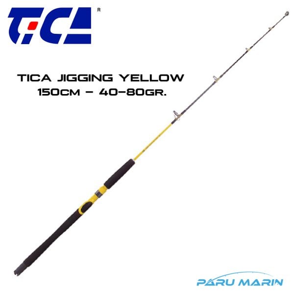 Tica Jigging Yelllow 150cm Tek parça 40-80gr. Kofana Kamışı