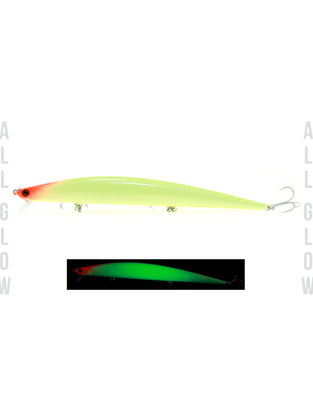 Fujin Flux 175mm 29gr. Sinking Maket Balık 169 ALL GLOW