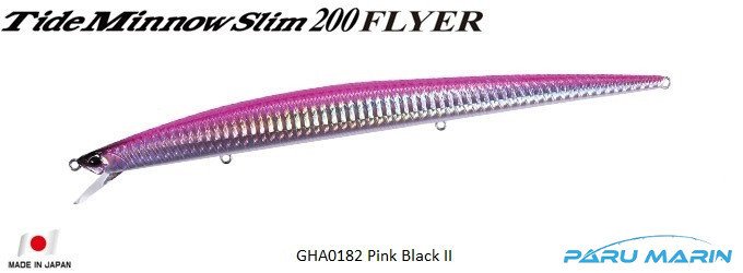 Duo Tide Minnow Slim Flyer 200 GHA0182 / Pink Black 2