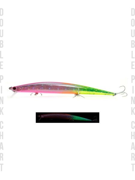 Fujin Flux 175mm 29gr. Sinking Maket Balık 182 DOUBLE PINK CHART