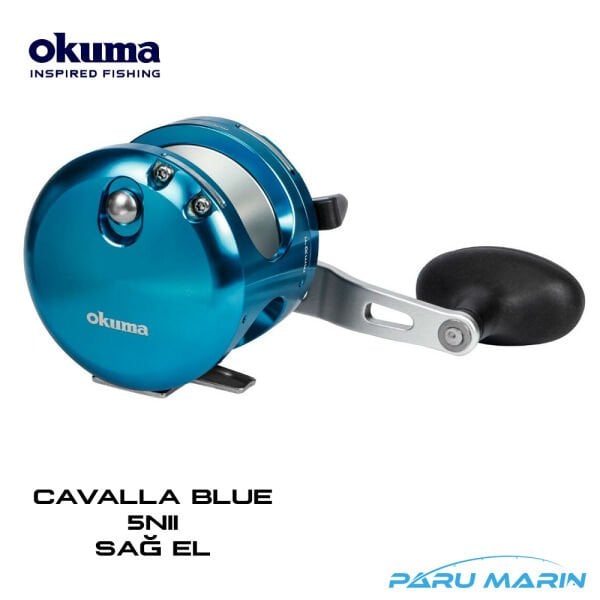 Okuma Cavalla Blue 5NII Sağ El Dar Gövde Çıkrık Makine