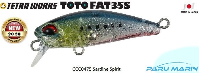 Duo Tetra Works Toto Fat 35S CCC0475 Sardine Spirit
