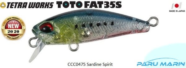 Duo Tetra Works Toto Fat 35S CCC0475 Sardine Spirit