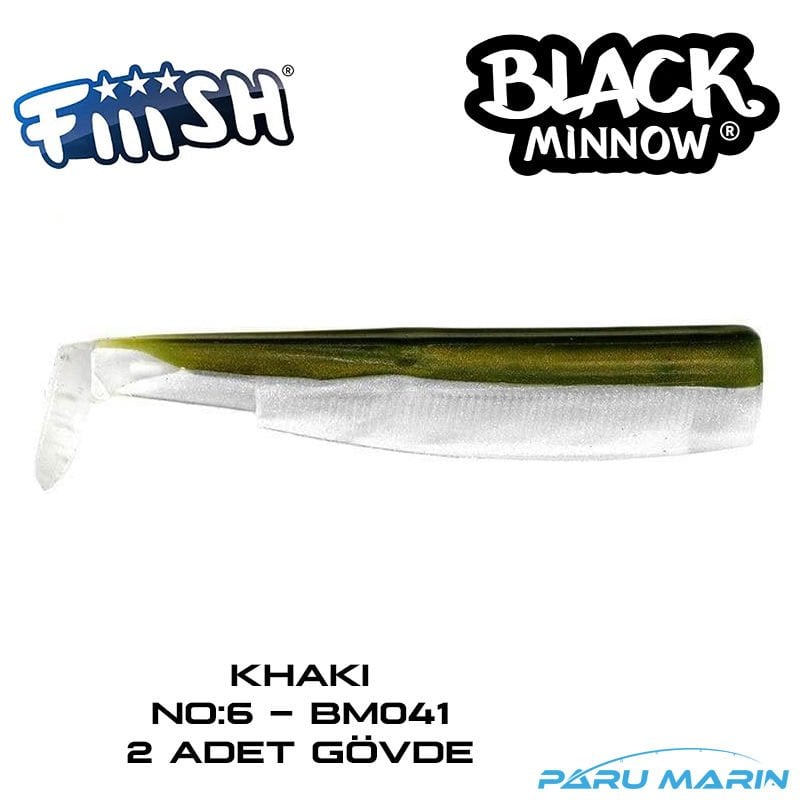 Fiiish BM200/6 BM041 2 Adet Yedek Gövde Khaki Silikon
