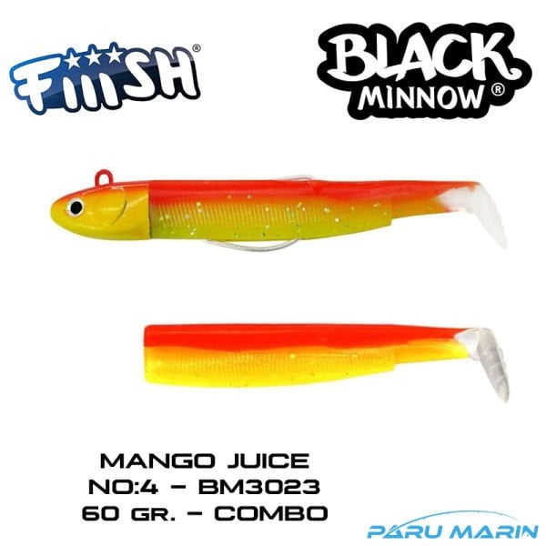 Fiiish BM140/4 BM3023 Combo Offshore 60gr. Mango Juice Silikon