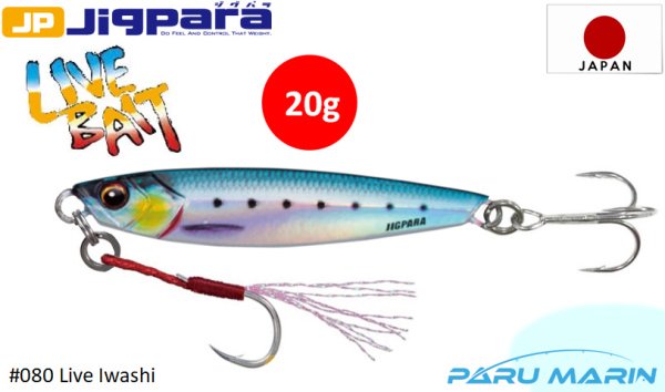 Major Craft Jigpara Short JPS-20gr. #80 Live Iwashi