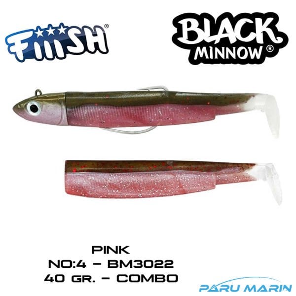 Fiiish BM140/4 BM3022 Combo Offshore 40gr. Pink Silikon