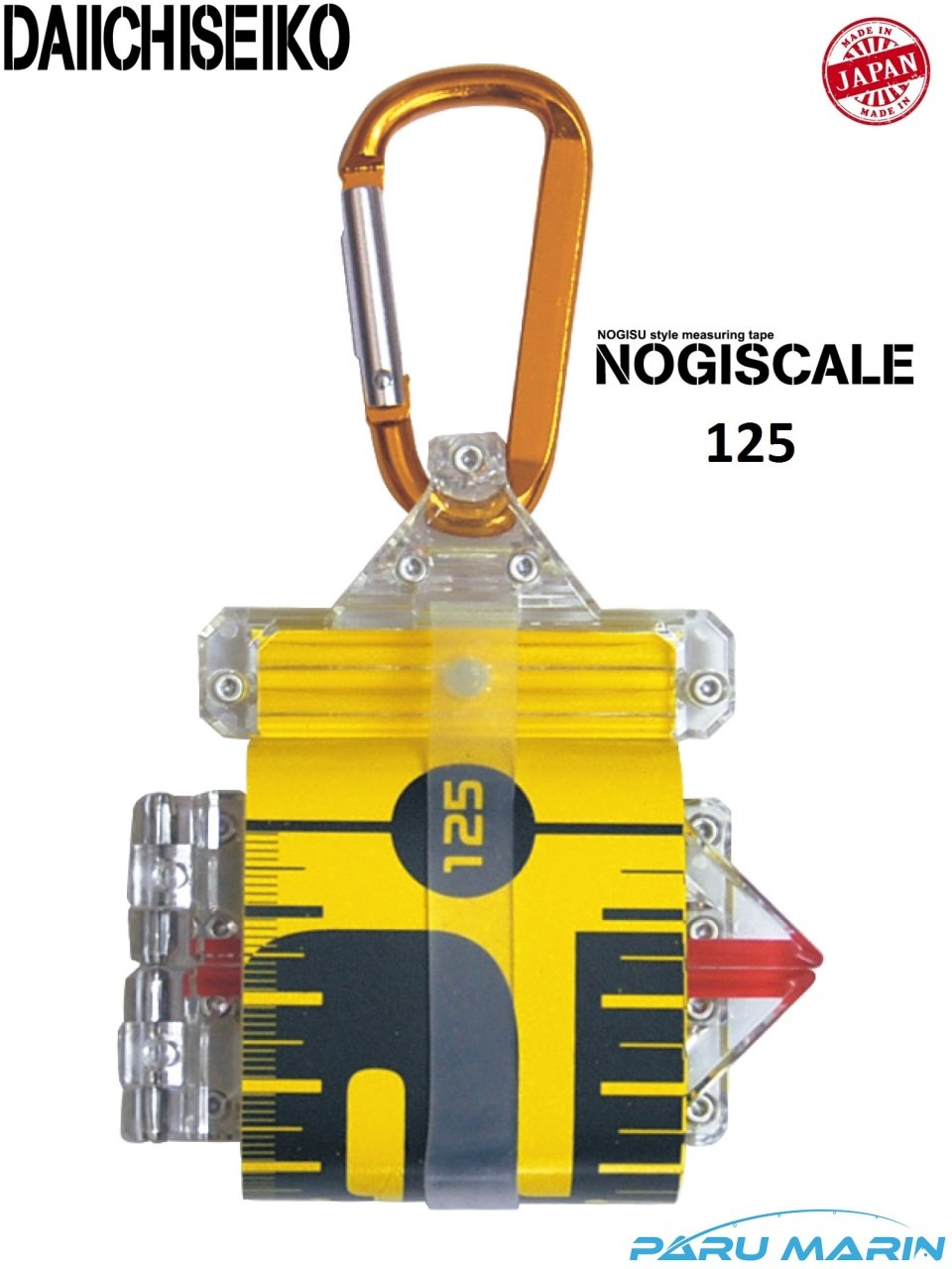 Daiichiseiko Nogiscale Balık Ölçme Metresi 125cm Sarı